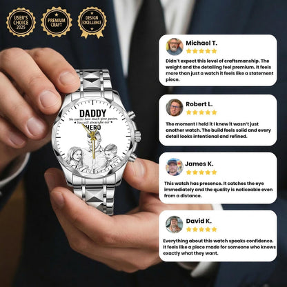 Father's Day Hero Husband Daddy Grandpa Limited Edition Watch