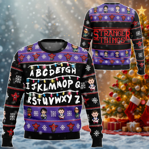 ST5 Movie, Gift for Stranger Fans, Custom Christmas Ugly Sweatshirt