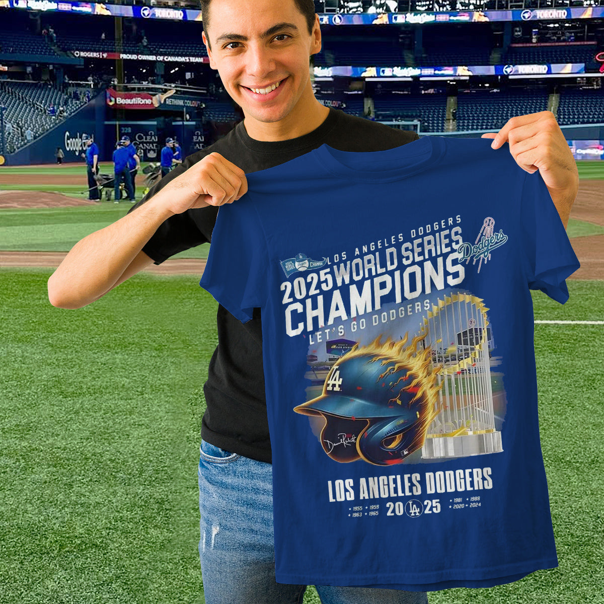 LA Dodgers 2025 Worlds Series Champion 2D Shirt
