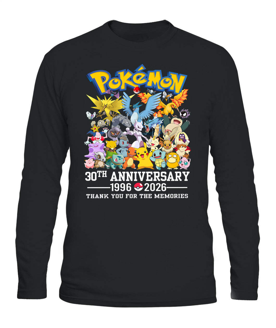 PKM 30th Anniversary Printed Graphic Sweatshirt T-Shirt