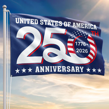Patriotic 250th Anniversary 1776 2026 United States of America Semiquincentennial