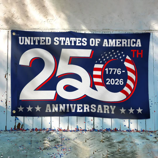 Patriotic 250th Anniversary 1776 2026 United States of America Semiquincentennial