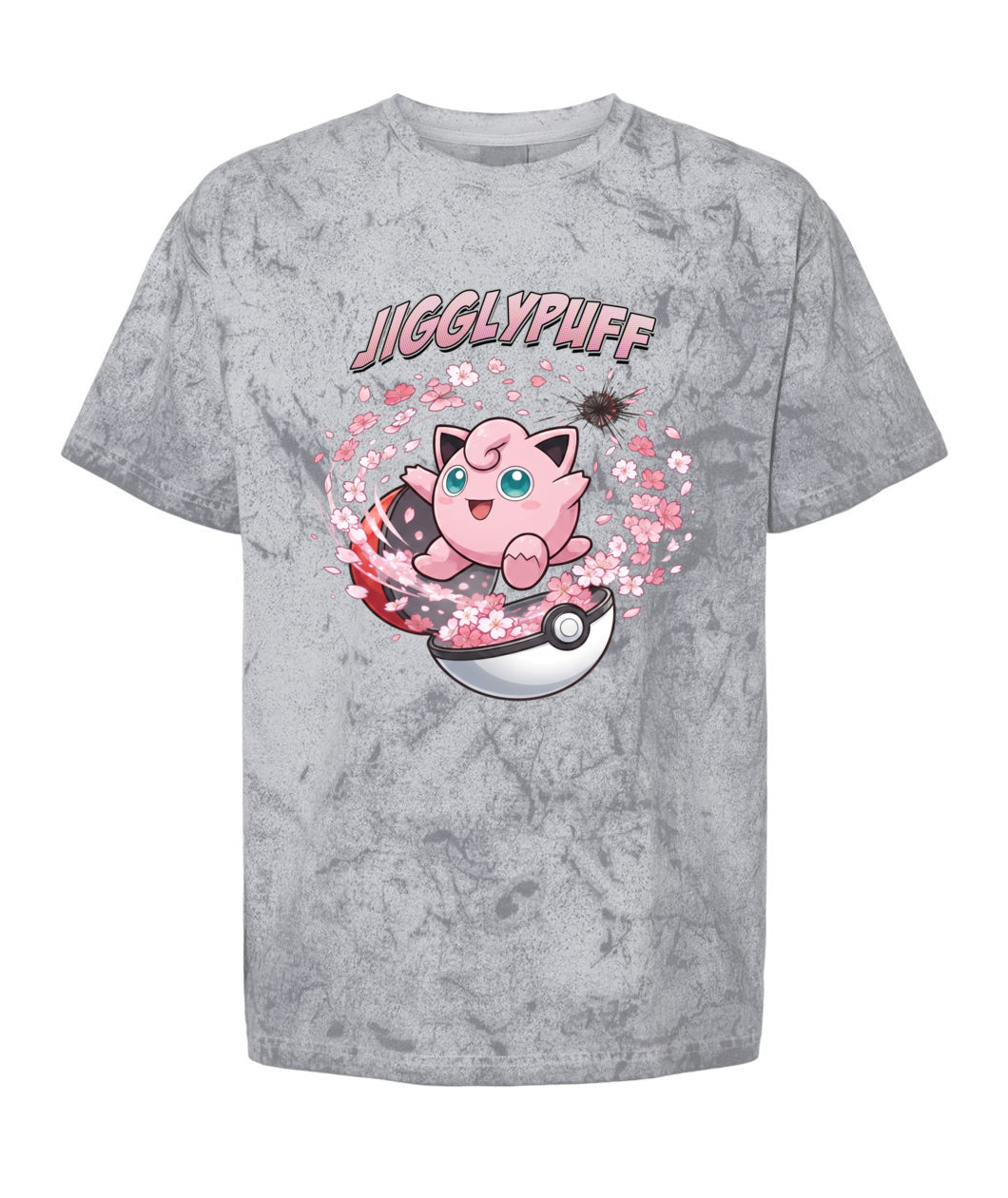 PKM Jigglypuff Printed Graphic Sweatshirt T-Shirt