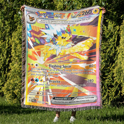PKM Jolteon EX Custom Woven Blanket