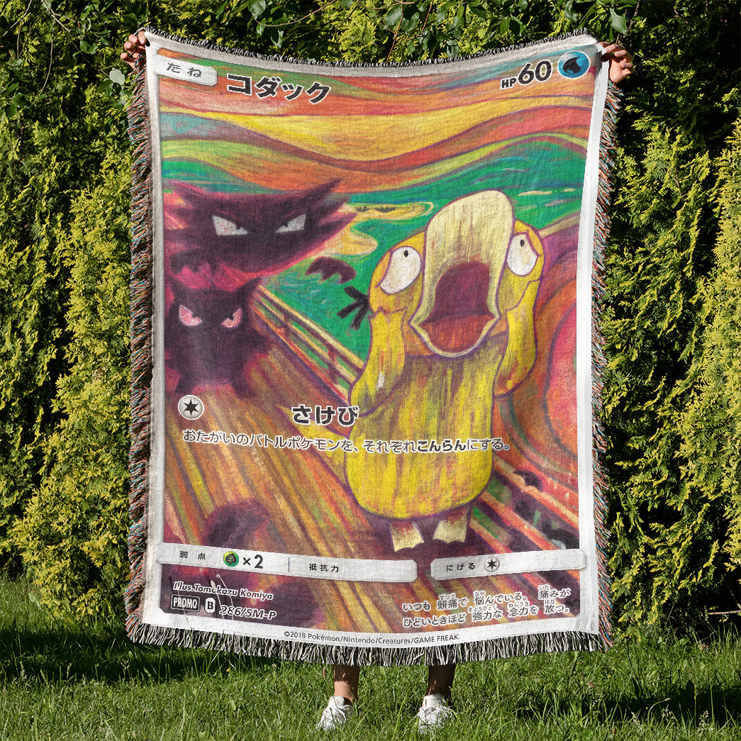 PKM Spyduck The Scream Custom Woven Blanket