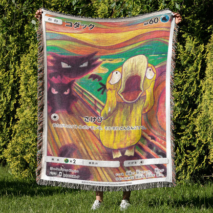 PKM Spyduck The Scream Custom Woven Blanket