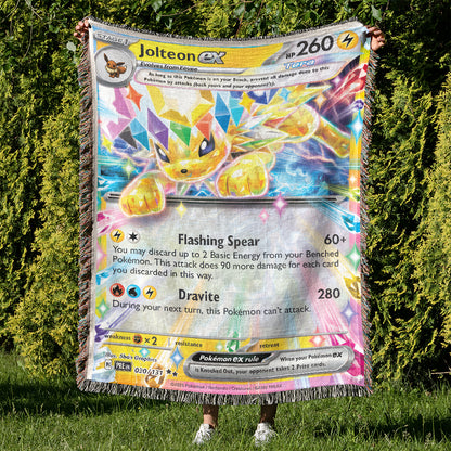PKM Jolteon EX Custom Woven Blanket