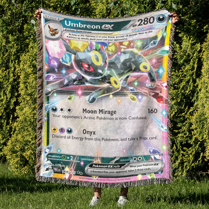 PKM Umbreon EX Custom Woven Blanket
