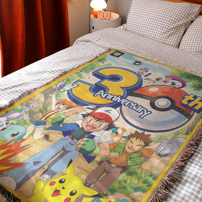 PKM 30th Anniversary Card Custom Woven Blanket
