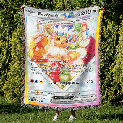 PKM Eevee EX Custom Woven Blanket