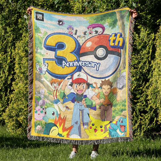PKM 30th Anniversary Card Custom Woven Blanket