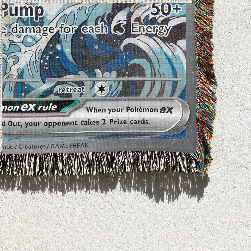 PKM Kingdra EX Custom Woven Blanket