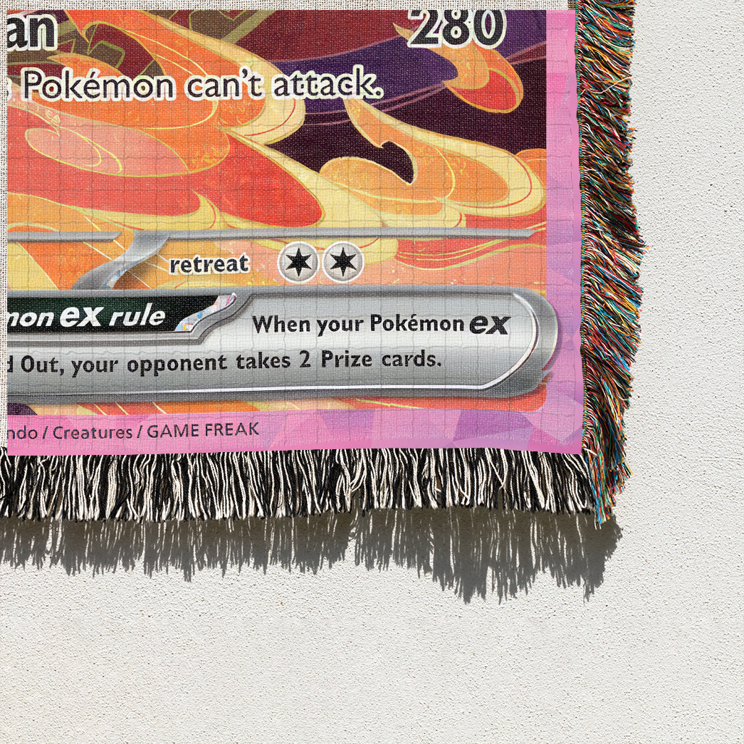 PKM Flareon EX Custom Woven Blanket