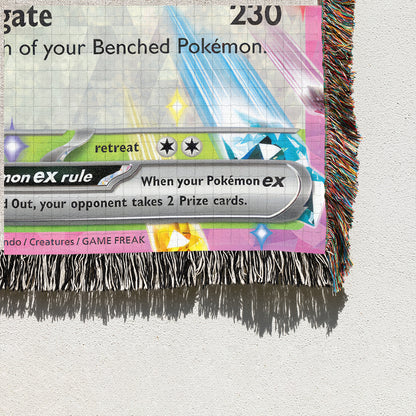 PKM Leafeon EX Custom Woven Blanket