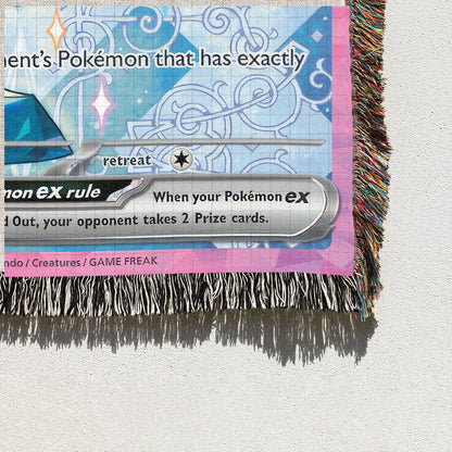 PKM Glaceon EX Custom Woven Blanket