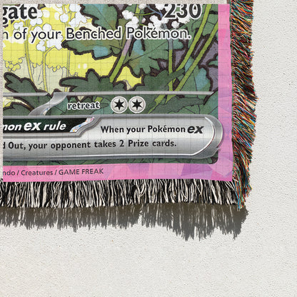PKM Leafeon EX Custom Woven Blanket