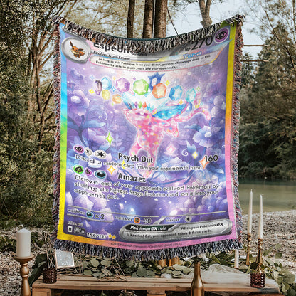 PKM Espeon EX Custom Woven Blanket