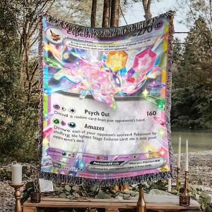 PKM Espeon EX Custom Woven Blanket