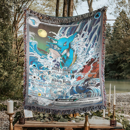 PKM Kingdra EX Custom Woven Blanket
