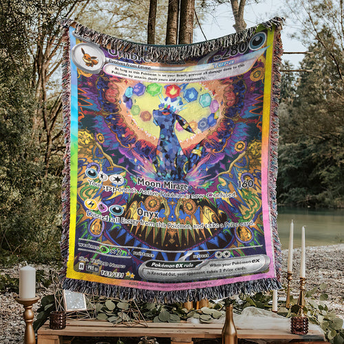 PKM Umbreon EX Custom Woven Blanket