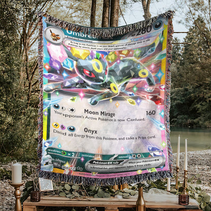 PKM Umbreon EX Custom Woven Blanket