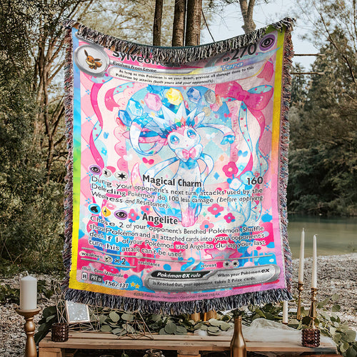 PKM Sylveon EX  Custom Woven Blanket