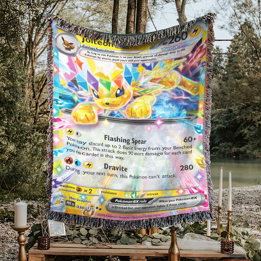 PKM Jolteon EX Custom Woven Blanket
