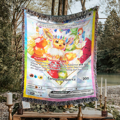 PKM Eevee EX Custom Woven Blanket