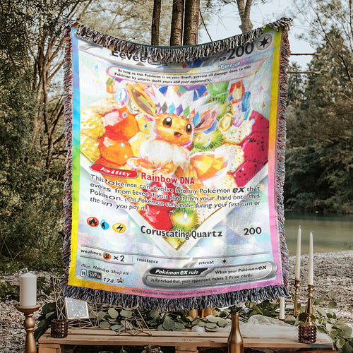 PKM Eevee EX Custom Woven Blanket