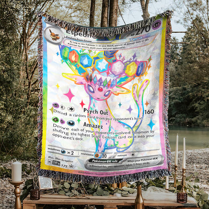 PKM Espeon EX Custom Woven Blanket