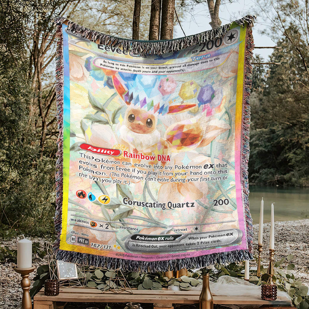 PKM Eevee EX Custom Woven Blanket