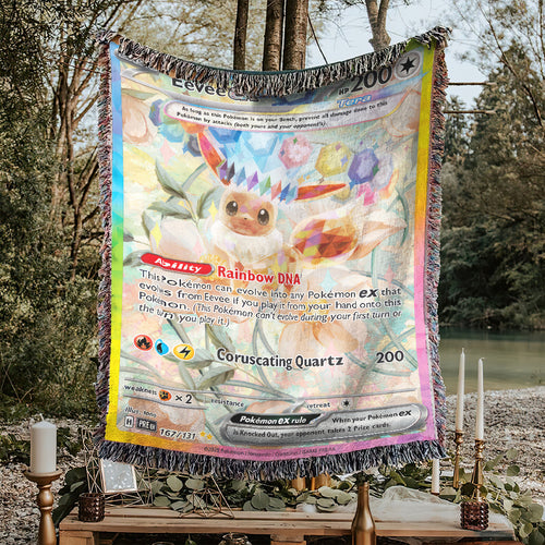 PKM Eevee EX Custom Woven Blanket