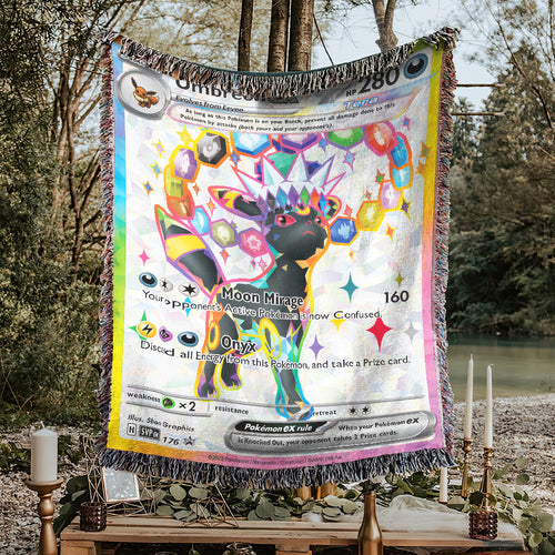 PKM Umbreon EX Custom Woven Blanket