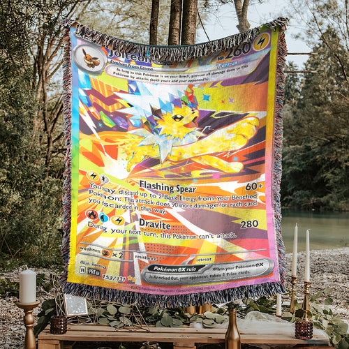 PKM Jolteon EX Custom Woven Blanket