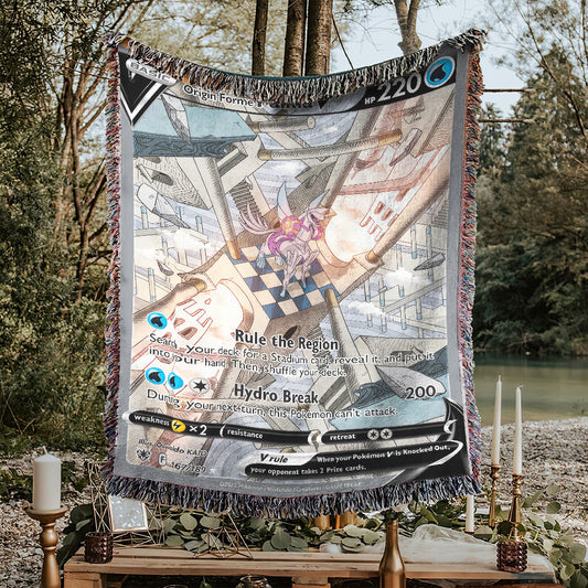 PKM Palkia V Custom Woven Blanket