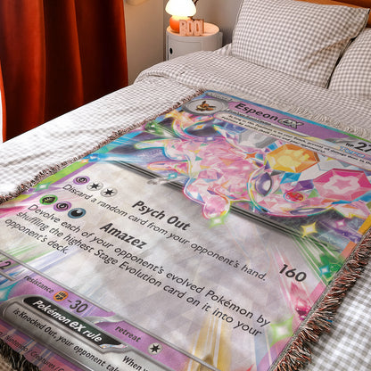 PKM Espeon EX Custom Woven Blanket