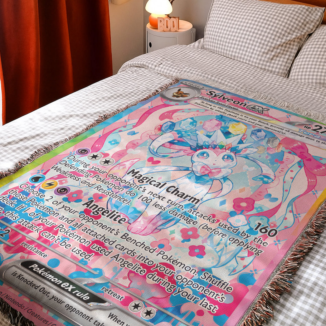 PKM Sylveon EX  Custom Woven Blanket