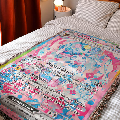 PKM Sylveon EX  Custom Woven Blanket