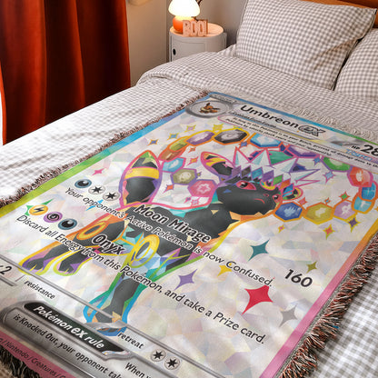 PKM Umbreon EX Custom Woven Blanket