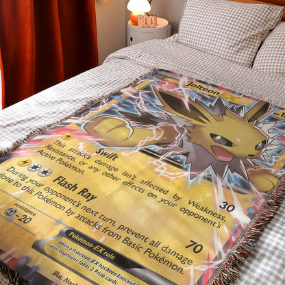 PKM Jolteon EX Custom Woven Blanket