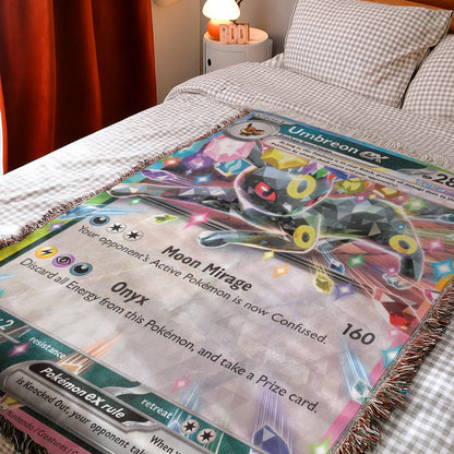 PKM Umbreon EX Custom Woven Blanket