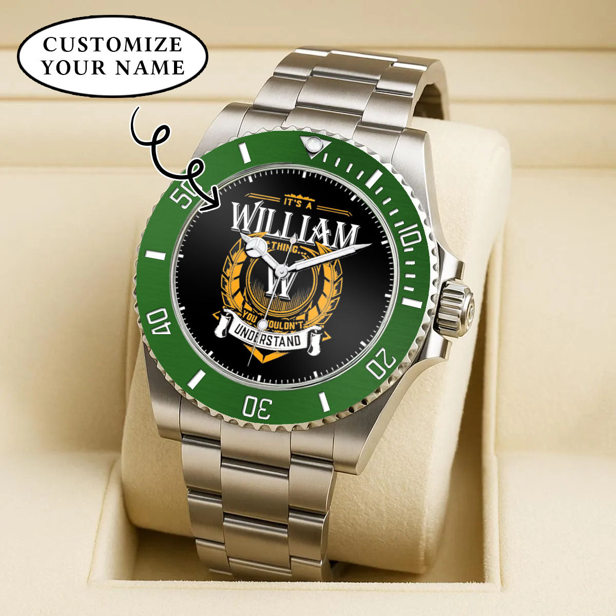 Personalized It's A Thing You Wouldn't Understand Custom Name Watch