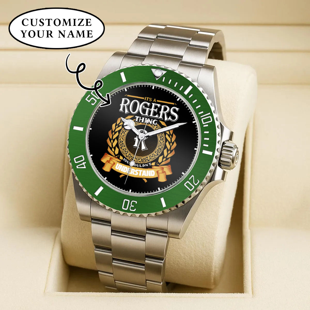 Personalized It's A Thing You Wouldn't Understand Custom Name Watch