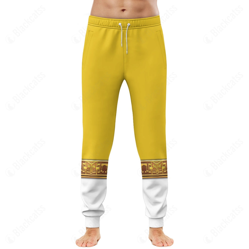 Yellow Power Rangers Zeo Custom Sweatpants