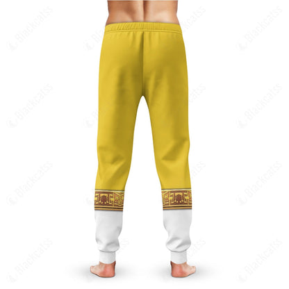 Yellow Power Rangers Zeo Custom Sweatpants
