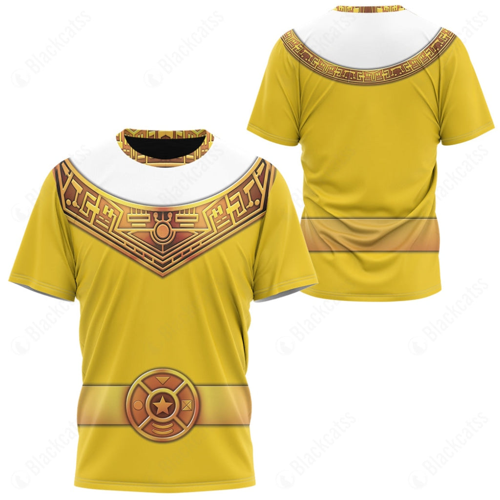 Yellow Power Rangers Zeo Custom T-Shirt