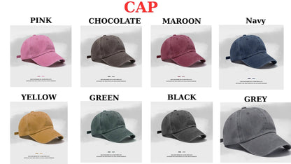 Embroidered Mom Dad Vintage Style Baseball Cap, Dyed Cap, Mother's Day Father's Day